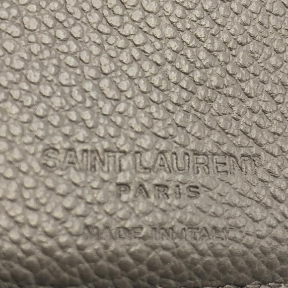 SAINT LAURENT Trifold Wallet Gray - Picture 8 of 8